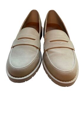 Dolce Vita Crisp Classic Women's Penny Loafers in Light Beige